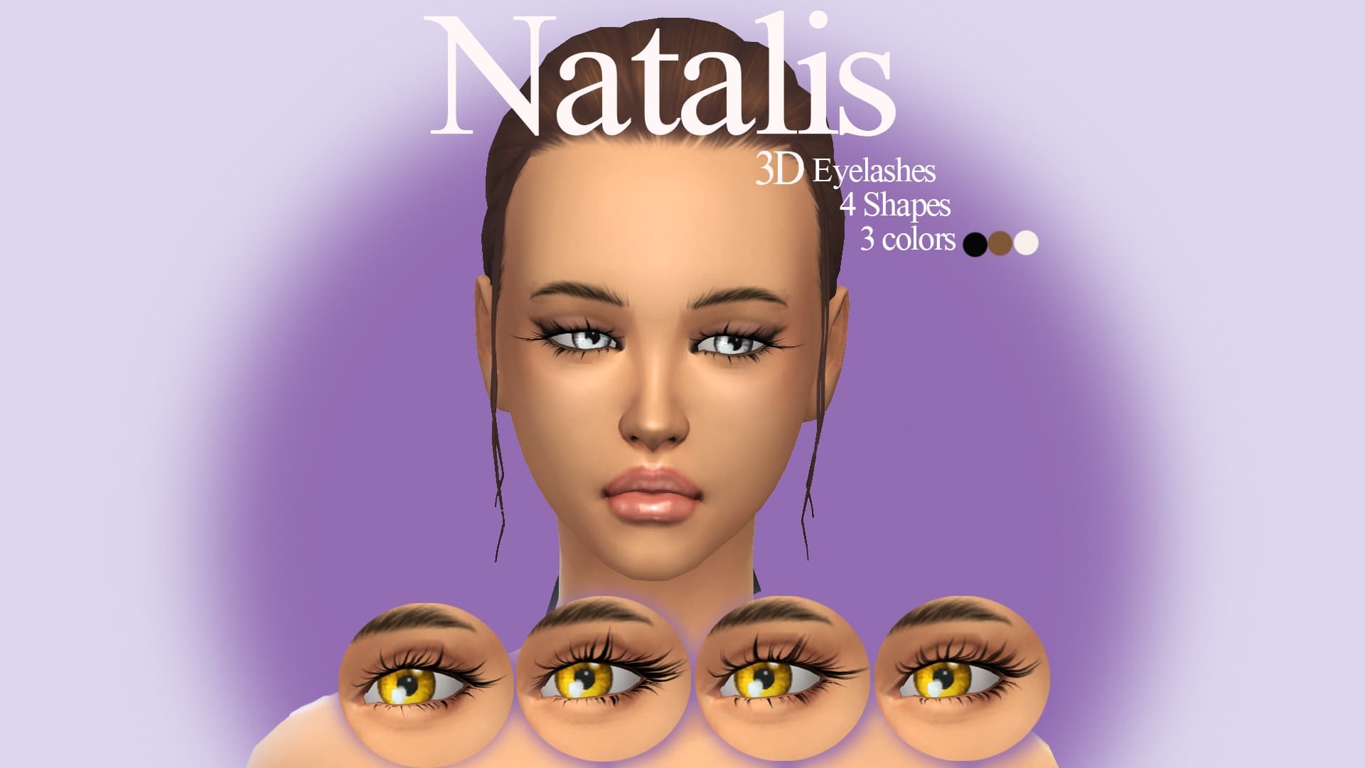 Ресницы Eyelashes 3D N10